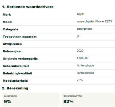 Afvalue software waardebepaling
