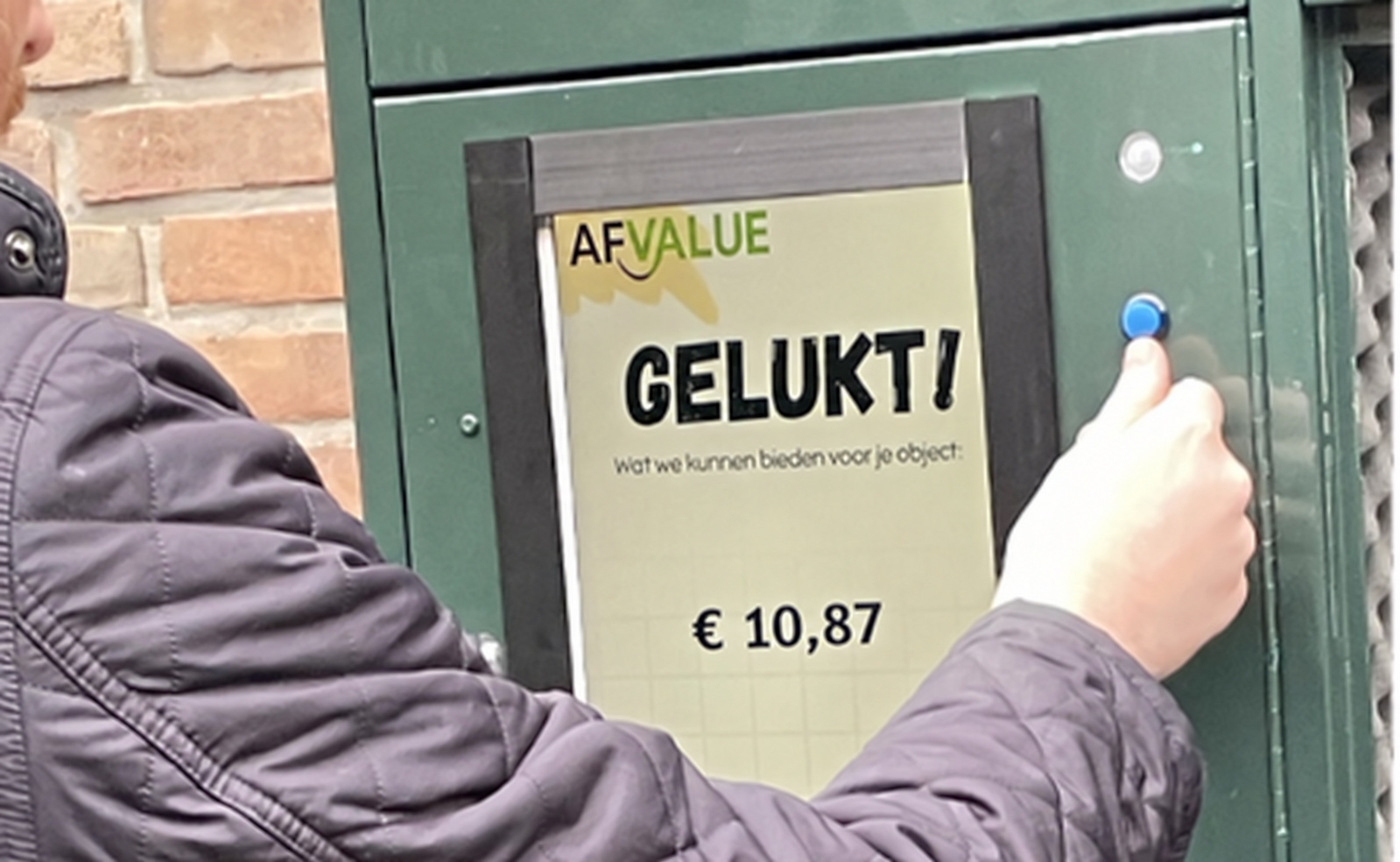 Afvalue toont direct een aanbod